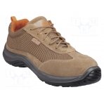 Shoes; Size: 39; beige; polyester,suede split leather DEL-ASTISPBE39 DELTA PLUS