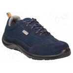 Shoes; Size: 40; navy blue; polyester,suede split leather DEL-COMOSPBL40 DELTA PLUS