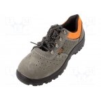 Shoes; Size: 43; grey-black; leather; with metal toecap BE7246E/43 BETA