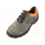 Shoes; Size: 46; grey-black; leather; with metal toecap BE7246E/46 BETA