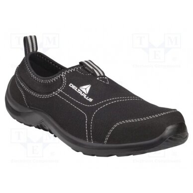 Shoes; Size: 48; black; cotton,polyester; with metal toecap DEL-MIAMISPNO48 DELTA PLUS 1