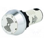 Signaller: sound; 80dB; Illumin: LED; 230V; IP40; Ø22mm; max.6mm AD16S-BUZ/RG/220V ONPOW