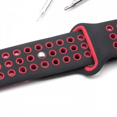 Apyrankė išmaniajam laikrodžiui Garmin Forerunner 220, juoda, raudona, + įrankiai 1