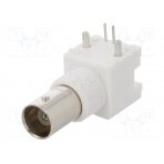 Socket; BNC; female; angled 90°; 50Ω; THT; for panel mounting 5227161-1 TE Connectivity