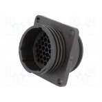 Socket; male; PIN: 37; w/o contacts; CPC Series 1; size 23 CPC-0-0182918-1 TE Connectivity