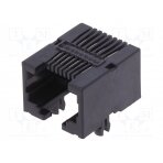 Socket; RJ45; PIN: 8; Cat: 3; unshielded; gold-plated; Layout: 8p8c 54601-908WPLF Amphenol Communications Solutions