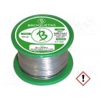 Soldering wire; Sn99,3Cu0,7; 0.7mm; 0.1kg; lead free; reel; 220°C ECO1-07/01H BROQUETAS