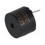 Sound transducer: electromagnetic alarm; Ø: 12mm; H: 9.9mm; 1.5VDC LD-BZEN-1201 LOUDITY