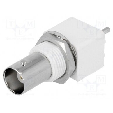 Socket; BNC; female; insulated; straight; THT; for panel mounting BNC-208 1
