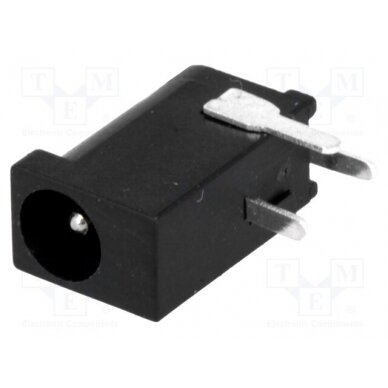 Socket; DC supply; male; 3.8/1mm; 1mm; THT; angled 90° PC-GK1 NINIGI 1