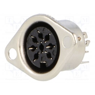 Socket; DIN; female; PIN: 8; Layout: 270° with central pin; DC-016 DC-110