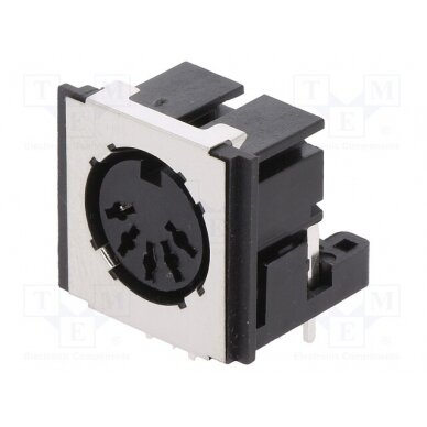 Socket; DIN; female; shielded; PIN: 5; Layout: 180°; angled 90°; THT FM6725 CLIFF 1