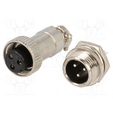 Socket,plug; microphone MINI; male,female; PIN: 3; MINI; soldering DS1110-01-3B6 CONNFLY 1