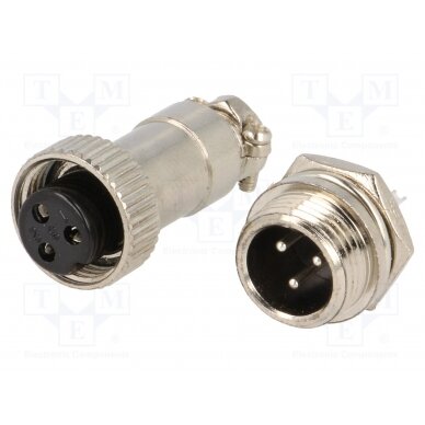 Socket,plug; microphone MINI; male,female; PIN: 3; MINI; soldering DS1110-01-3B6 CONNFLY