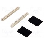 Spring lock set for D-Sub; SnapLock; cable-cable 16-002200 CONEC