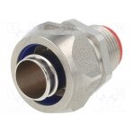 Straight terminal connector; 1/2"; Thread: metric,outside AN-8120209 ANAMET EUROPE