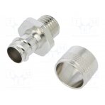 Straight terminal connector; Thread: metric,outside; brass; IP54 FCD/FCE12-M12-FF ANAMET EUROPE