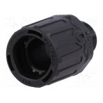 Straight terminal connector; Thread: PG,outside; polyamide; IP66 HG13-S-PG9-PA66-B HELLERMANNTYTON