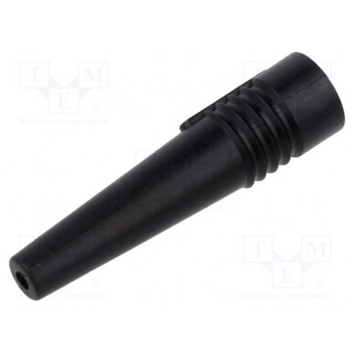 Strain relief; black; Application: BNC plugs; Øin: 2.6mm; L: 48mm R280-566-000 RADIALL 1