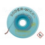 Tape: desoldering; halide-free,rosin,No Clean,ROL0; W: 2mm; ESD CH-SW60-3-5 CHEMTRONICS