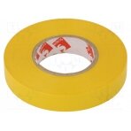 Tape: electrical insulating; W: 12mm; L: 25m; Thk: 130um; yellow SCAPA-2702A-12/25Y SCAPA