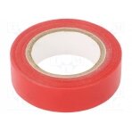 Tape: electrical insulating; W: 15mm; L: 10m; Thk: 0.13mm; red; 60°C SCAPA-2701W-15/10R SCAPA