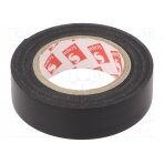 Tape: electrical insulating; W: 15mm; L: 10m; Thk: 0.15mm; black SCAPA-6022-15/10BK SCAPA