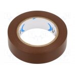 Tape: electrical insulating; W: 15mm; L: 10m; Thk: 0.15mm; brown BMESB1510MA BM GROUP