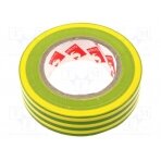 Tape: electrical insulating; W: 15mm; L: 10m; Thk: 130um; rubber SCAPA-2702-15YG SCAPA
