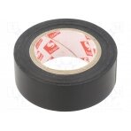 Tape: electrical insulating; W: 19mm; L: 10m; Thk: 0.15mm; black SCAPA-6022-19/10BK SCAPA