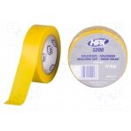 Tape: electrical insulating; W: 19mm; L: 10m; Thk: 0.15mm; yellow HPX-5200-1910YL HPX