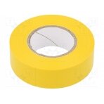 Tape: electrical insulating; W: 19mm; L: 20m; Thk: 0.13mm; yellow SCAPA-2701W-19/20Y SCAPA