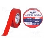 Tape: electrical insulating; W: 19mm; L: 20m; Thk: 0.15mm; red; 125% HPX-52100VD1920RD HPX