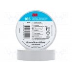 Tape: electrical insulating; W: 19mm; L: 20m; Thk: 0.15mm; white 3M-TF-165-19-20WH 3M