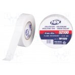 Tape: electrical insulating; W: 19mm; L: 20m; Thk: 0.15mm; white HPX-52100VD1920WH HPX