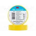 Tape: electrical insulating; W: 19mm; L: 20m; Thk: 0.15mm; yellow 3M-TF-165-19-20YE 3M