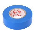 Tape: electrical insulating; W: 19mm; L: 20m; Thk: 130um; blue; 180% SCAPA-2702-19/20BL SCAPA