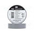 Tape: electrical insulating; W: 19mm; L: 20m; Thk: 130um; grey; 150% 3M-TF-155-19-20GY 3M
