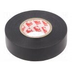 Tape: electrical insulating; W: 19mm; L: 25m; Thk: 0.15mm; black SCAPA-6022-19/25BK SCAPA