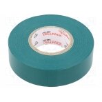 Tape: electrical insulating; W: 19mm; L: 25m; Thk: 0.15mm; green SCAPA-6022-19/25GR SCAPA
