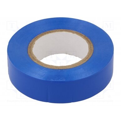 Tape: electrical insulating; W: 19mm; L: 20m; Thk: 130um; blue; 200% 3760-19MM-20M/BL