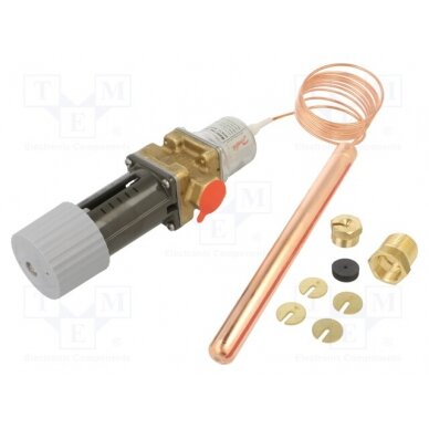 Thermostatic valve; G 1/2"; brass; AVTA; 0÷16bar; 2m 003N2182 DANFOSS 1