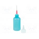 Tool: dosing bottles; blue (bright); polyetylene; 60ml; ESD ERS-410960010 EUROSTAT GROUP