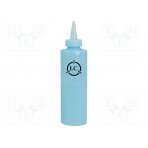 Tool: dosing bottles; blue (bright); polyurethane; 227ml; 1÷10GΩ ATS-146-0037 ANTISTAT