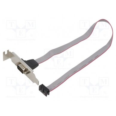Transition: adapter; 10pin IDC,D-Sub 9pin plug; 0.4m; Cablexpert CC-DB9ML-01 GEMBIRD 1