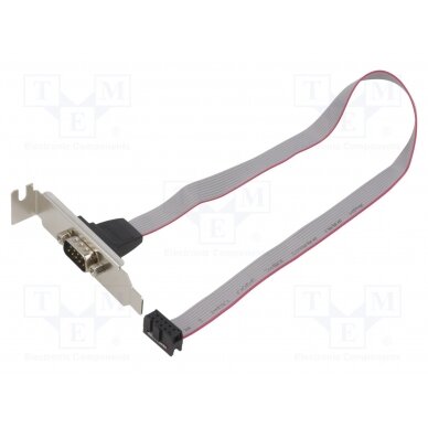 Transition: adapter; 10pin IDC,D-Sub 9pin plug; 0.4m; Cablexpert CC-DB9ML-01 GEMBIRD