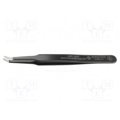 Tweezers; Blade tip shape: flat,rounded; Tweezers len: 125mm BRN-5-862-13 BERNSTEIN 1