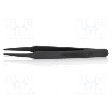 Tweezers; Blade tip shape: rounded; Tweezers len: 115mm; ESD KNP.920901ESD KNIPEX 1