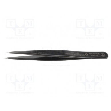 Tweezers; Blade tip shape: sharp; Tweezers len: 110mm; ESD BRN-5-087-13 BERNSTEIN 1
