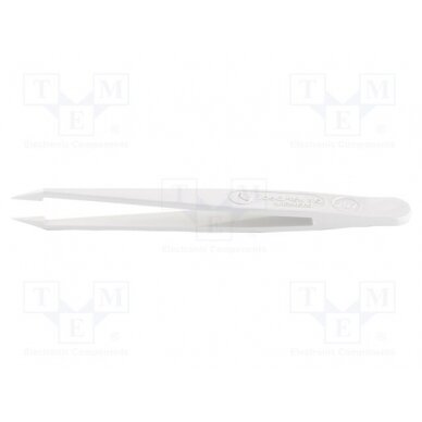 Tweezers; Blade tip shape: sharp; Tweezers len: 115mm; ESD IDL-707.DG IDEAL-TEK 1